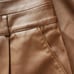 PAIGE Mayslie Jogger Vegan Leather Jeans - Size 10, Cognac color - Fall- NWOT
