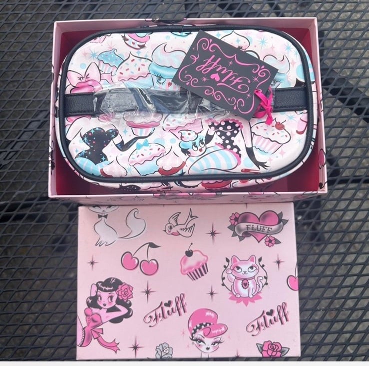 Miss Fluff Cupcake Dolls Cosmetic Case Makeup Bag