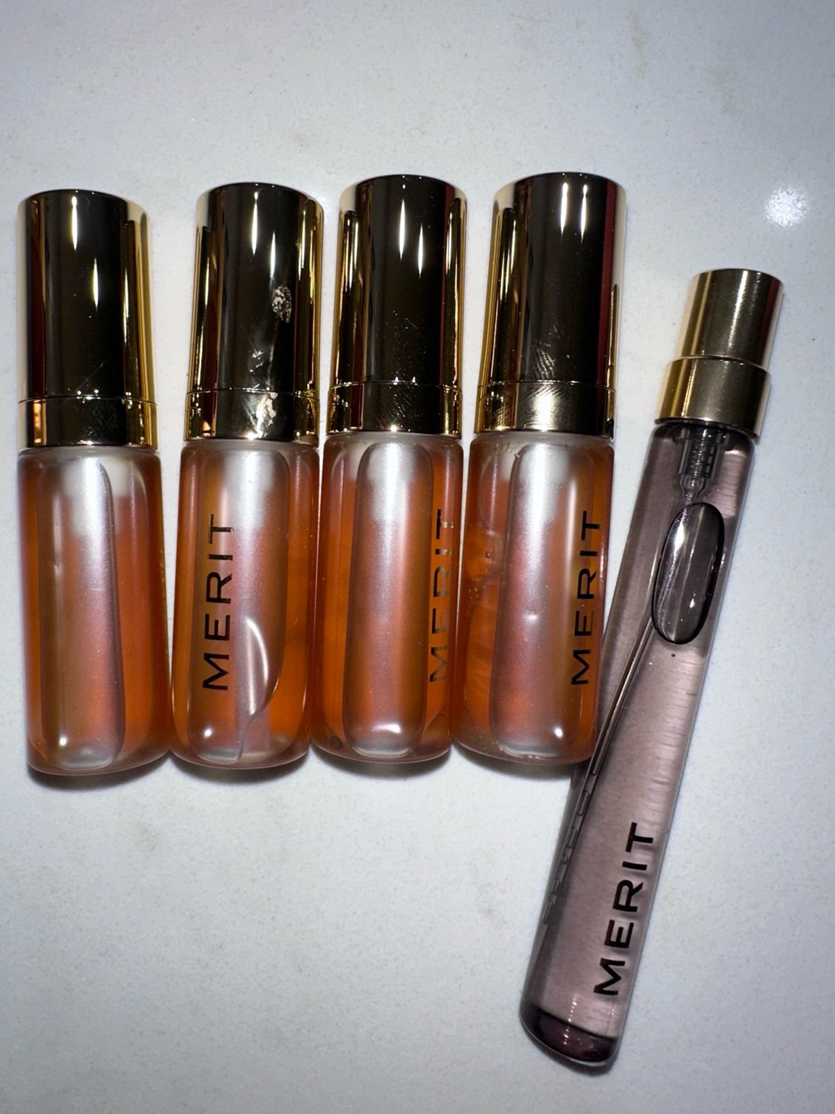 Merit serum and fragrance travel size bundle