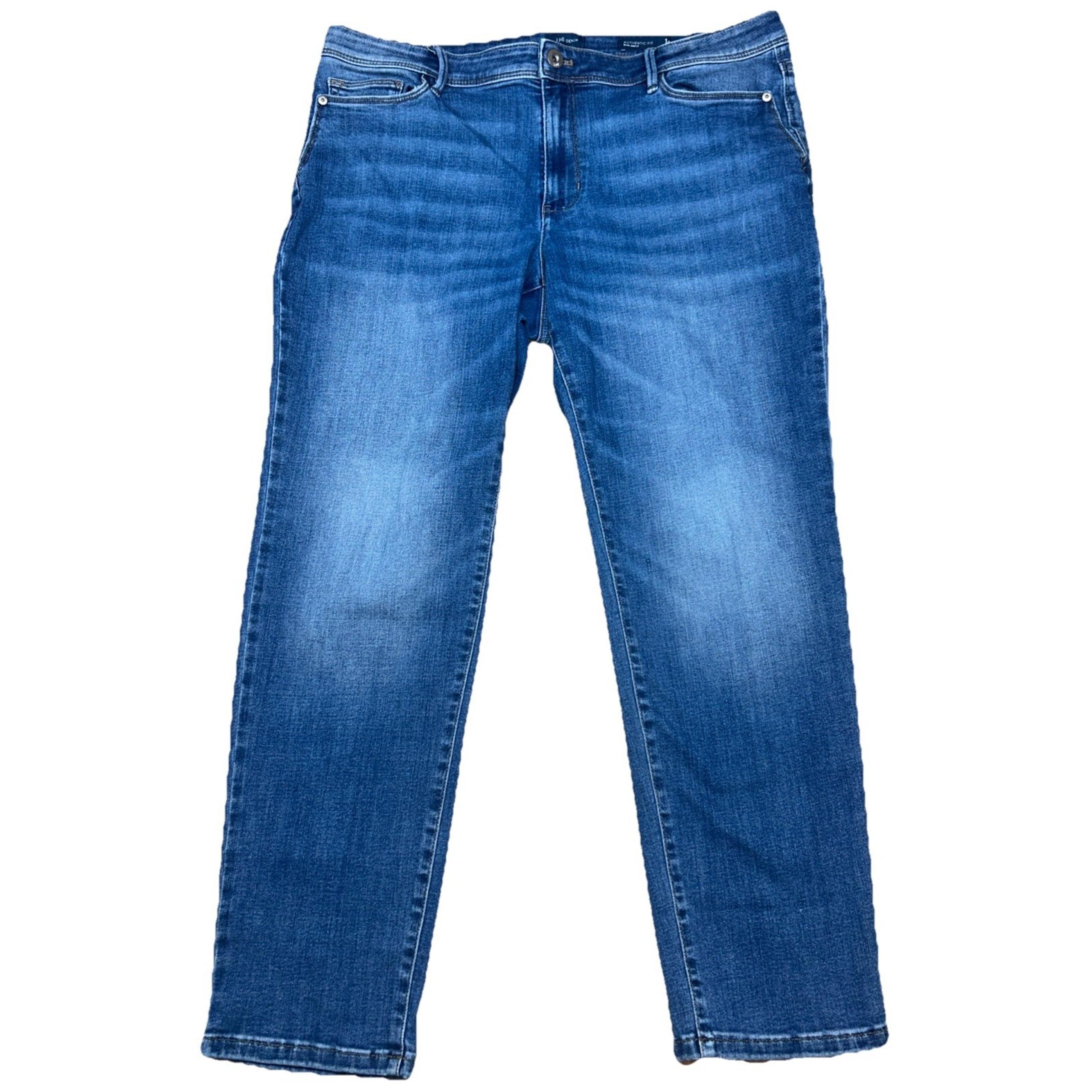 J. Jill Denim Authentic Fit Slim Ankle Stretch Jeans, Womens Size 14R