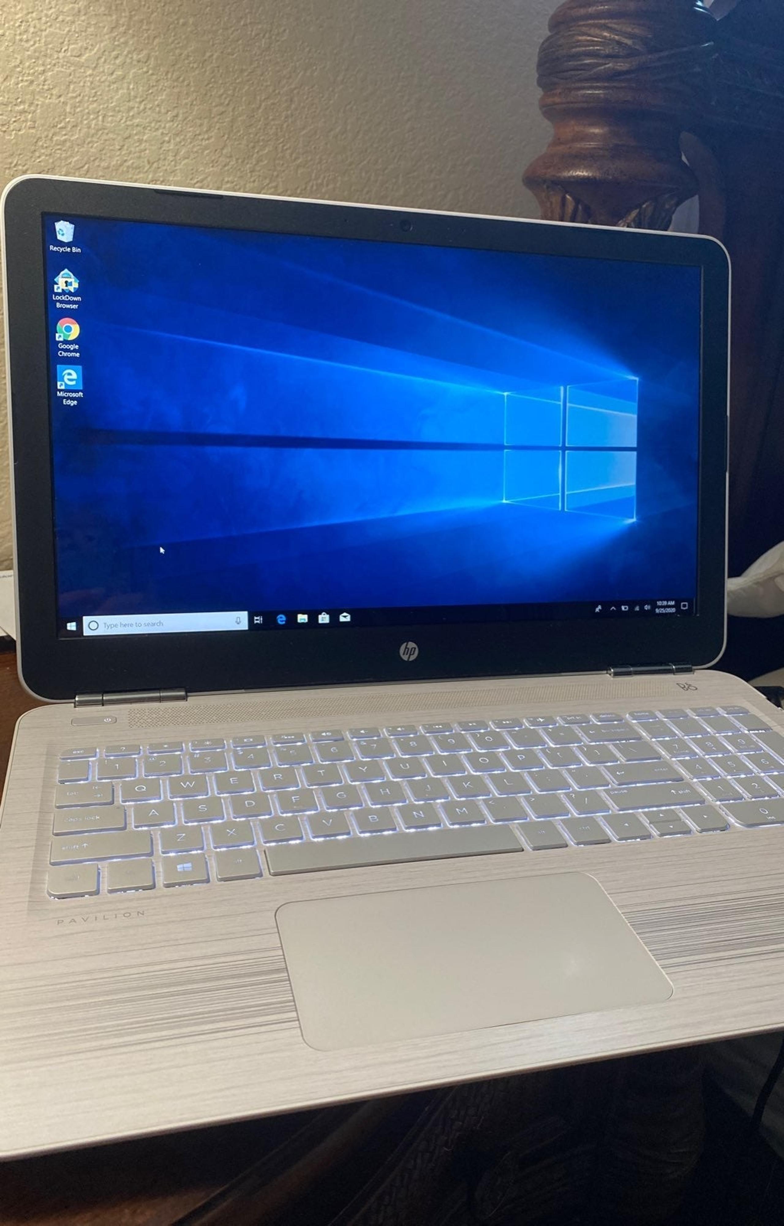 HP Pavilion Touch-Screen Laptop in White
