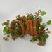 Bundle of 4: Vintage Italian Style Glass Beaded Floral Napkin Rings