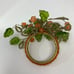 Bundle of 4: Vintage Italian Style Glass Beaded Floral Napkin Rings
