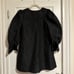 Ganni Black Jacquard Organza Dress