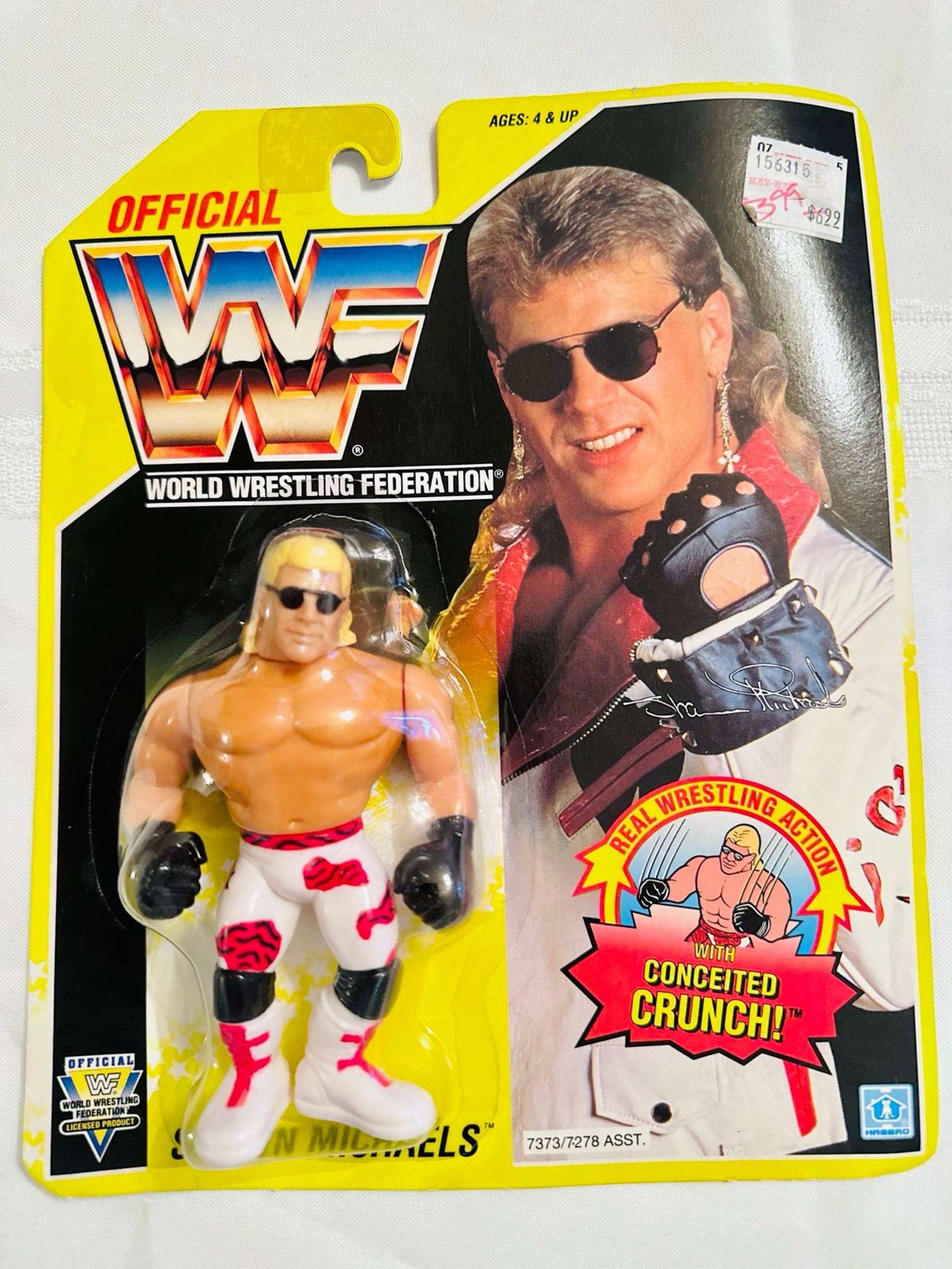 Hasbro WWE Shawn Michaels Yellow Card Series 7 Sealed Vintage 1993 Figure HBK