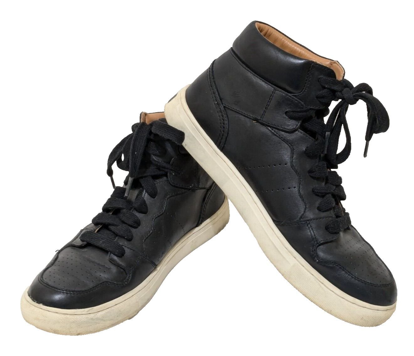 Polo Ralph Lauren Men Shoes 10.5 Black Leather Upper Lining Jory 14557