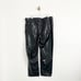 NEW Abercrombie Black Vegan Leather 90s Straight Ultra High Rise Pants Size 18S