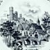 Schumann-Bavaria Arzberg Castle Round Covered Vegetable Dish