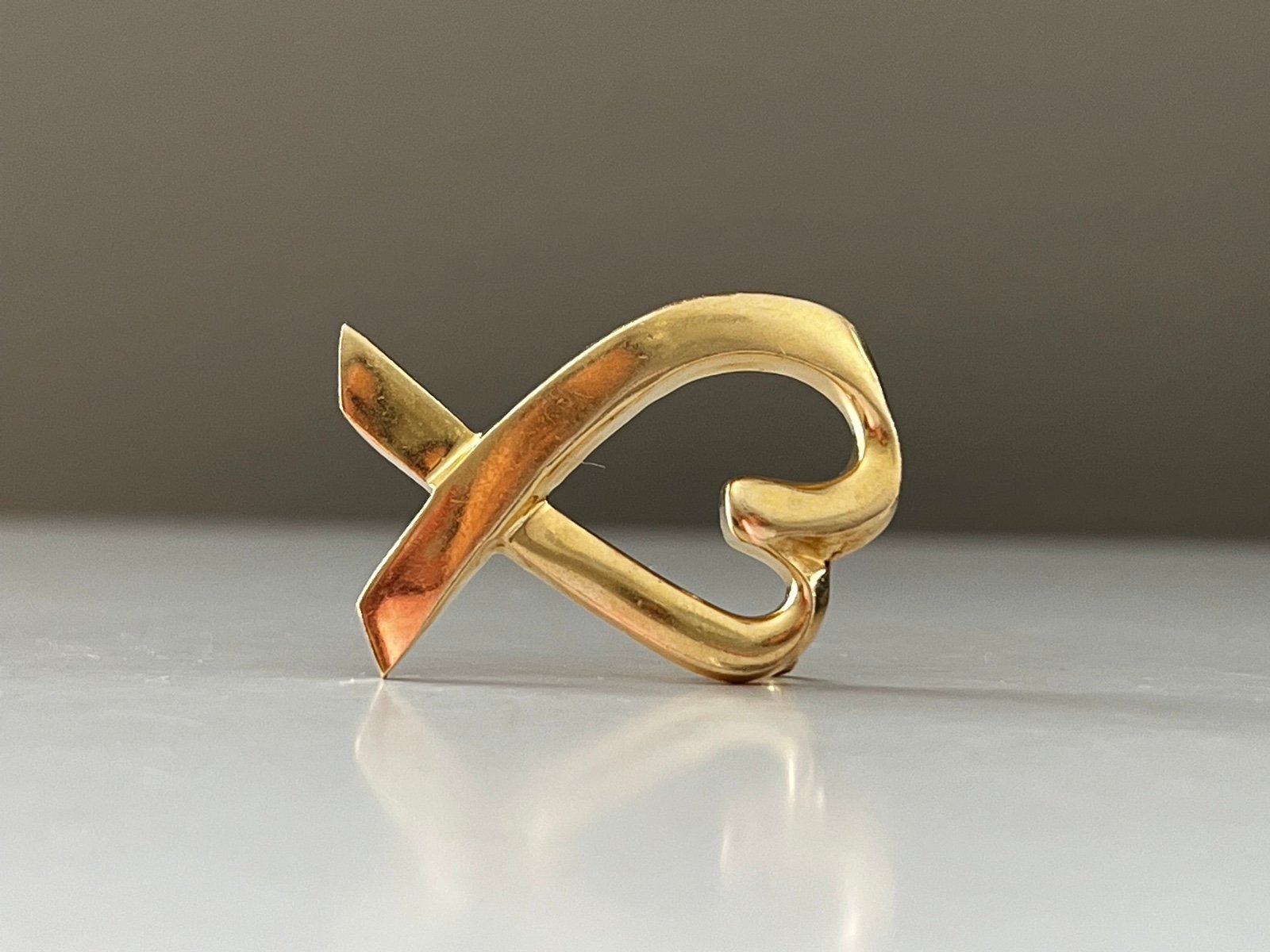 14kt Yellow Gold pendant Tiffany Style