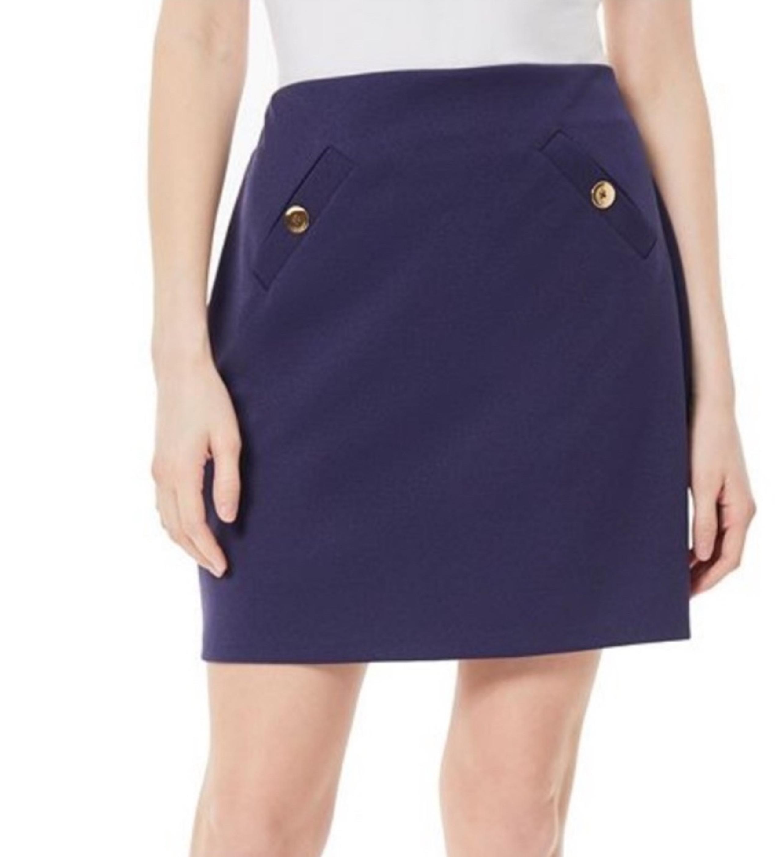 Jones New York Plus Textured Pull-On Welt Pocket Skort