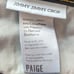Paige women's Jimmy Jimmy Cropped Frances mid rise cotton blend zip fly jeans 32