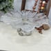 Vintage Mikasa Tulips Satin-Frosted Glass Footed Serving Tray