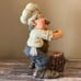 LAAF Collection Italian chef wine bottle holder