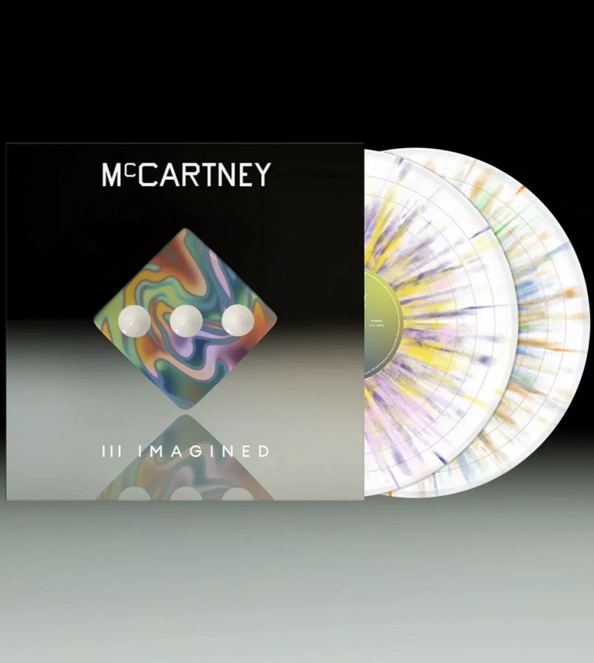 Paul McCartney III 3 Imagined Exclusive Limited Edition Splatter Colored Vinyl