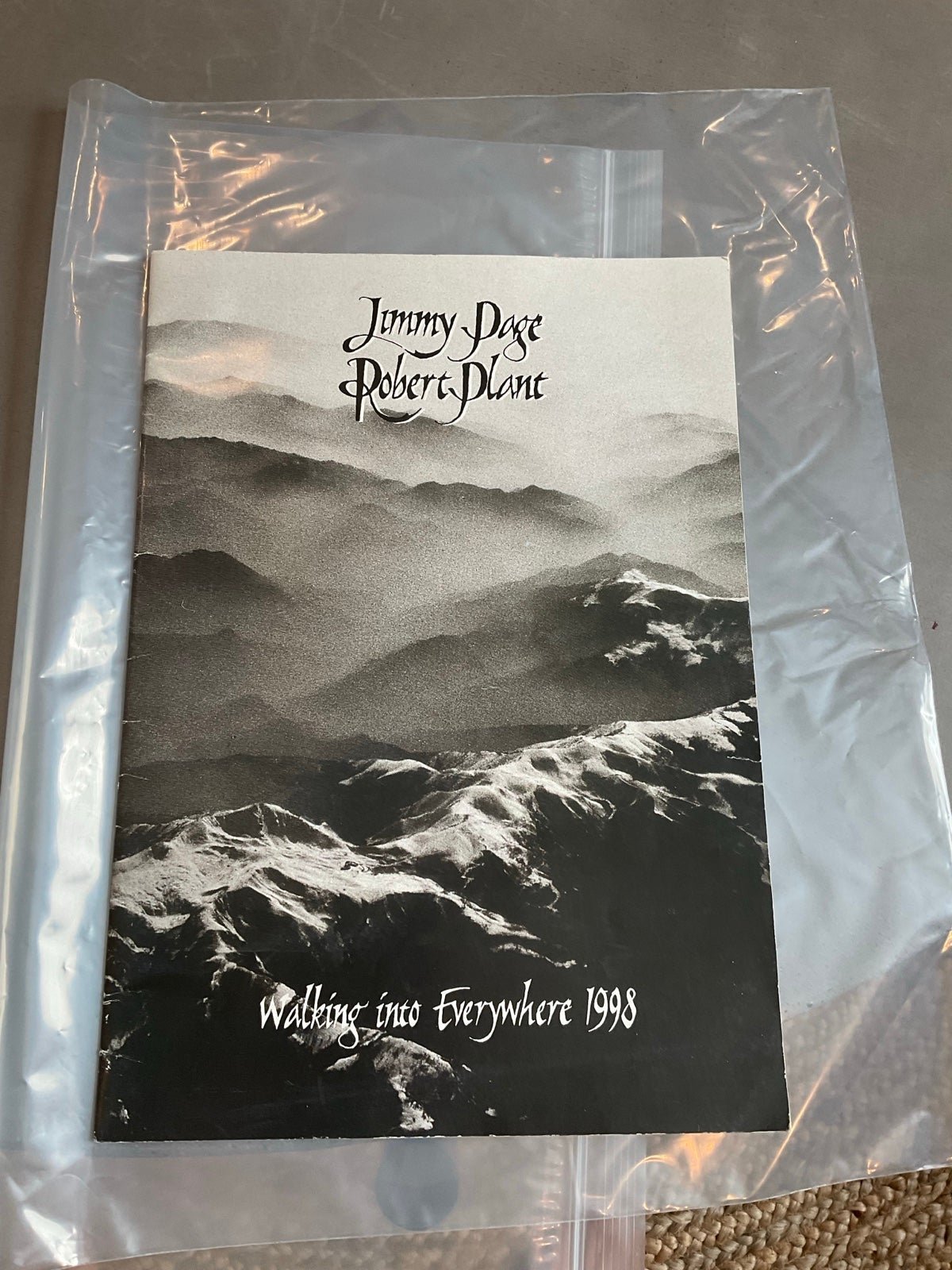 RARE..Vintage 1994 Jimmy Page and Robert Plant Concert Tour Program Book