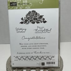 Stampin’ Up! Floral Phrases stamps and die bundle