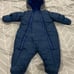 Ben Sherman infant snow suit size 3-6 months color blue