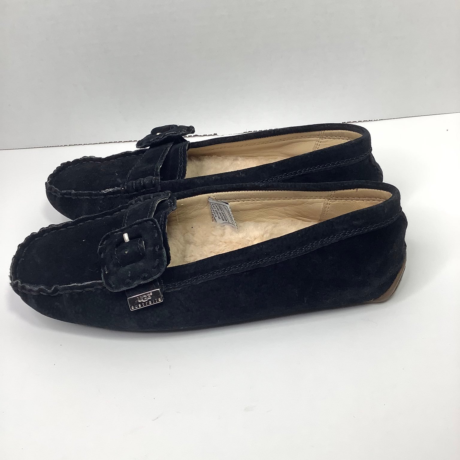UGG Australia Black suede flats