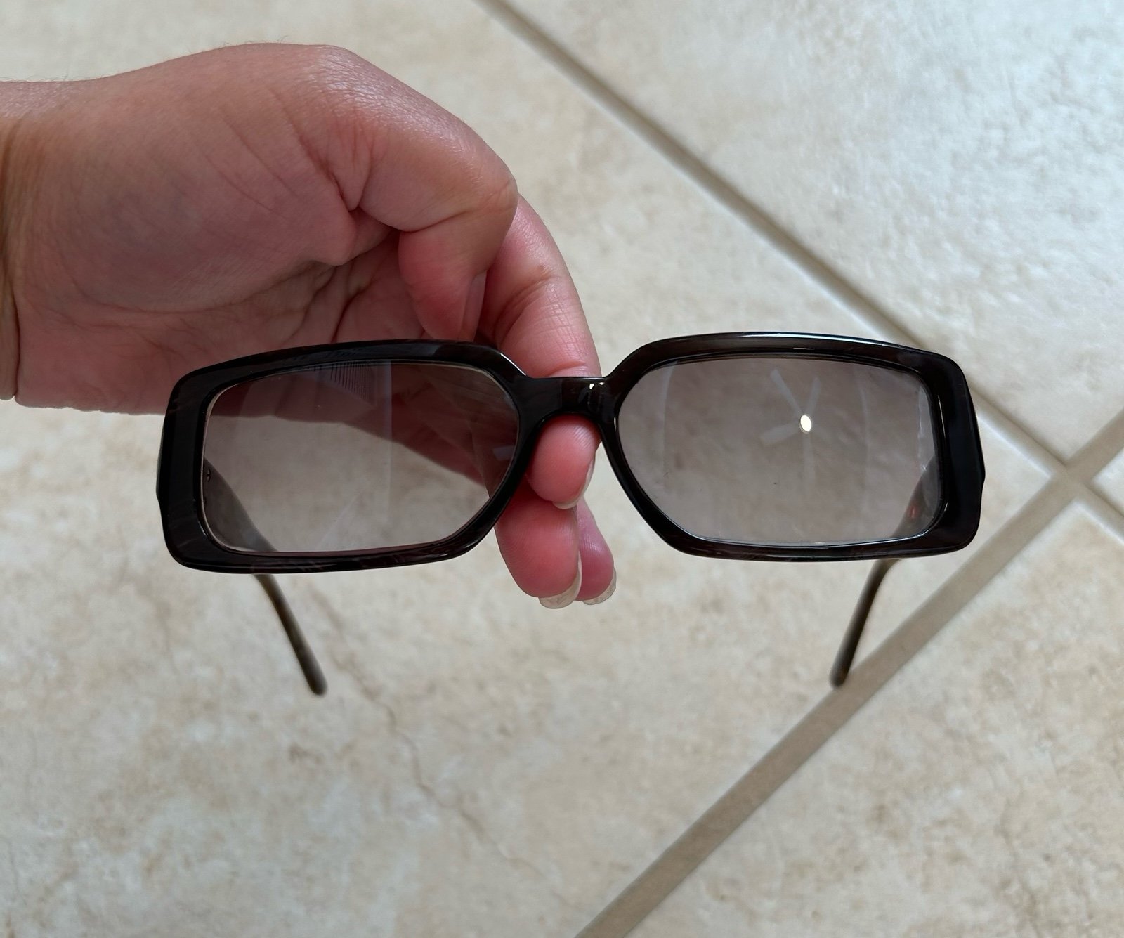 Vintage Bvlgari square sunglasses