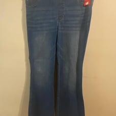 New NWT Spanx Flare Jeans Vintage Indigo Medium Wash Womens Size 2X #20456R