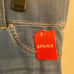 New NWT Spanx Flare Jeans Vintage Indigo Medium Wash Womens Size 2X #20456R