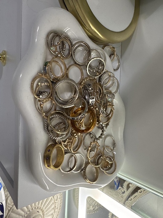 Gold Knuckle Rings Set