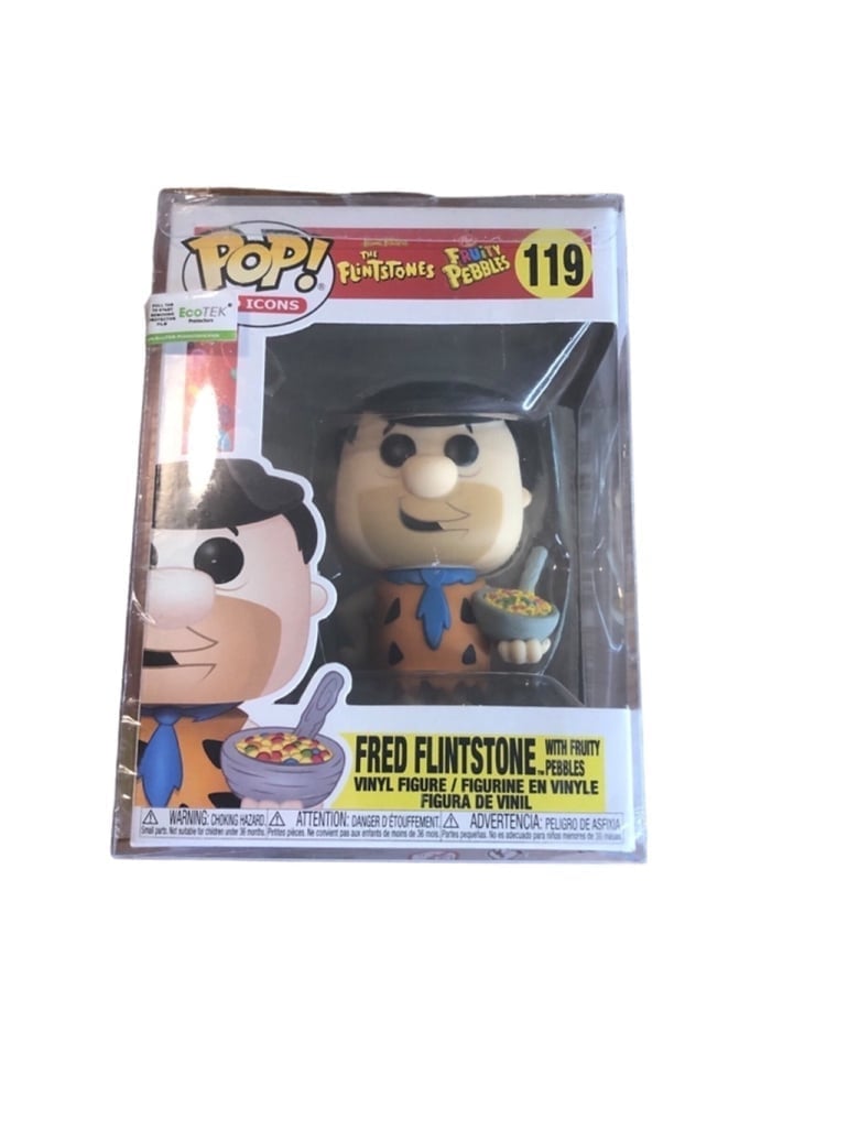 Funko Pop! The Flintstones Fred Flintstone with Fruity Pebbles 119