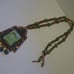 Outstanding Vintage Large Copper and Jade Mayan Necklace