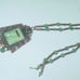 Outstanding Vintage Large Copper and Jade Mayan Necklace