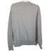 Hathaway Platinum Mens L Gray Cashmere Silk Pullover Sweater V-Neck Long Sleeves