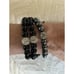 Zircon Rhinestone Adjustable Macrame Yoga Unisex Bracelet 18K Silver Gold Plate