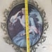 Vintage Large Convex Glass Ornate Brass Frame 17 12 Victorian Royal Woman