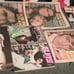Vintage lot of 17 Elvis Presley newspapers, magazines, concert program. And book