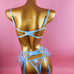 Floral Embroidery Underwire Garter Set