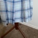Blue good quality plaid skirt