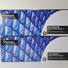 New Selaed Premium Toner Cartridge Brother Replacements - TB-TN227Y & TB-TN227M