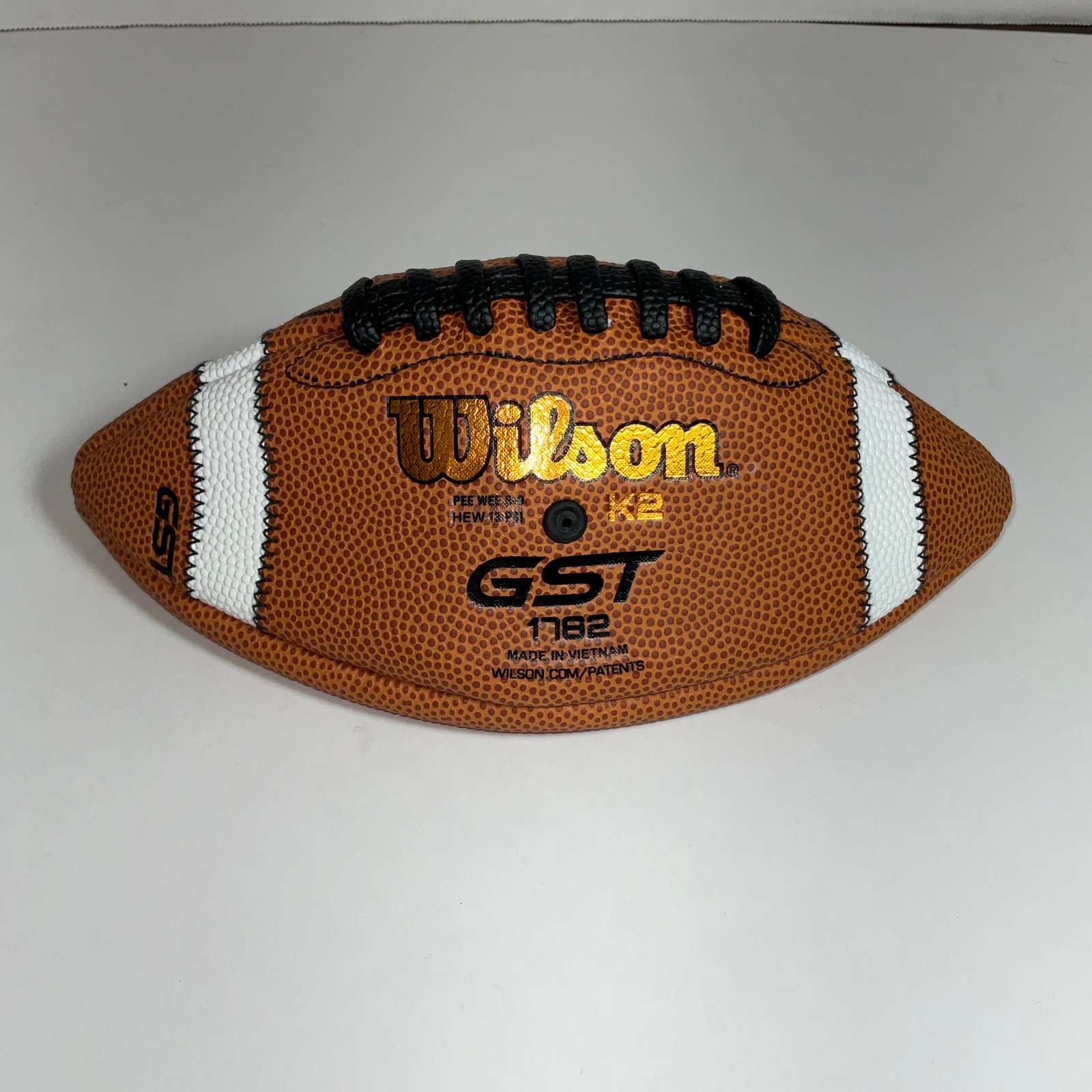 Football Wilson Peewee 6-9 HFW 13 PSI K2 GST 1782 Composite Football - New
