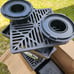 NDS 1200BKITRTL1PK Square Catch Basin Drain Kit with 2-Opening Catch Basin Drain