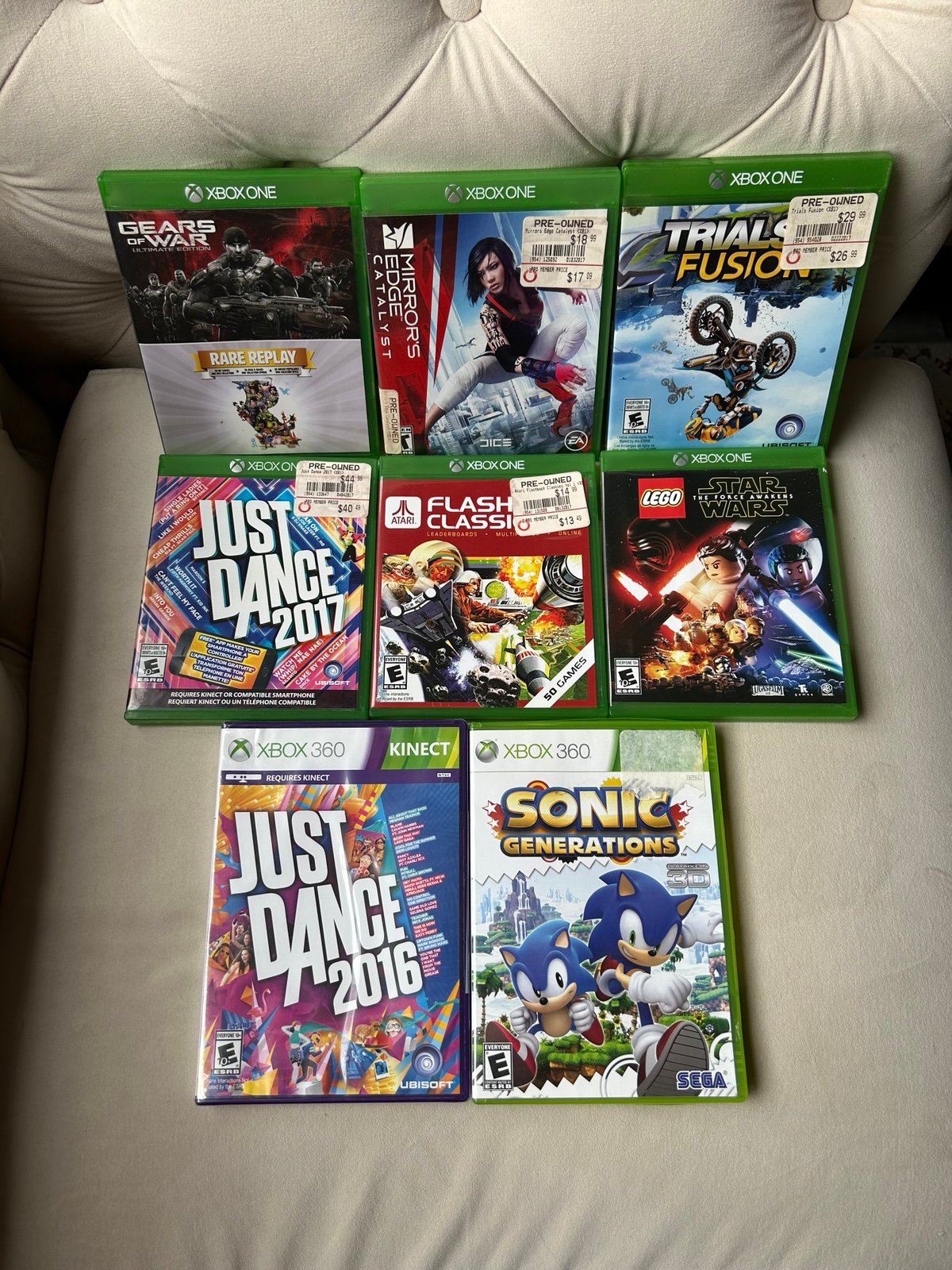 Xbox One and 360 Games Variety