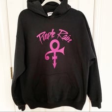 Gildan | Prince Purple Rain Graphic Hoodie Large Unisex