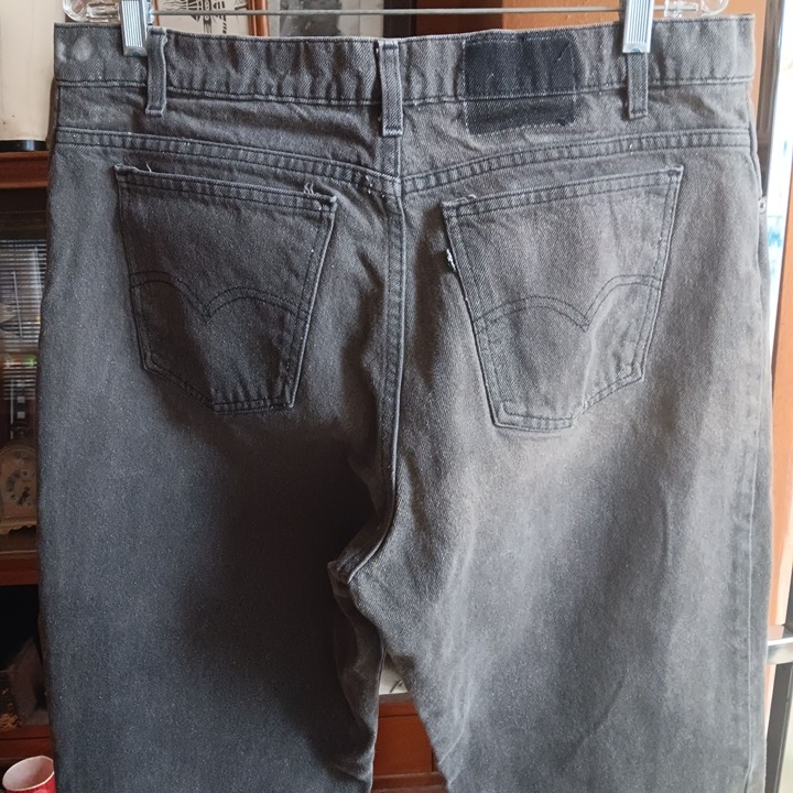 Vintage Mens Levi's 550 Jeans 36x30 1990's Relaxed Fit Black Tab Tapered USA