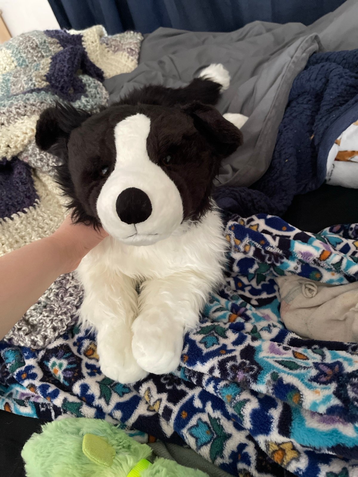 Plush 60cm adorable border collie