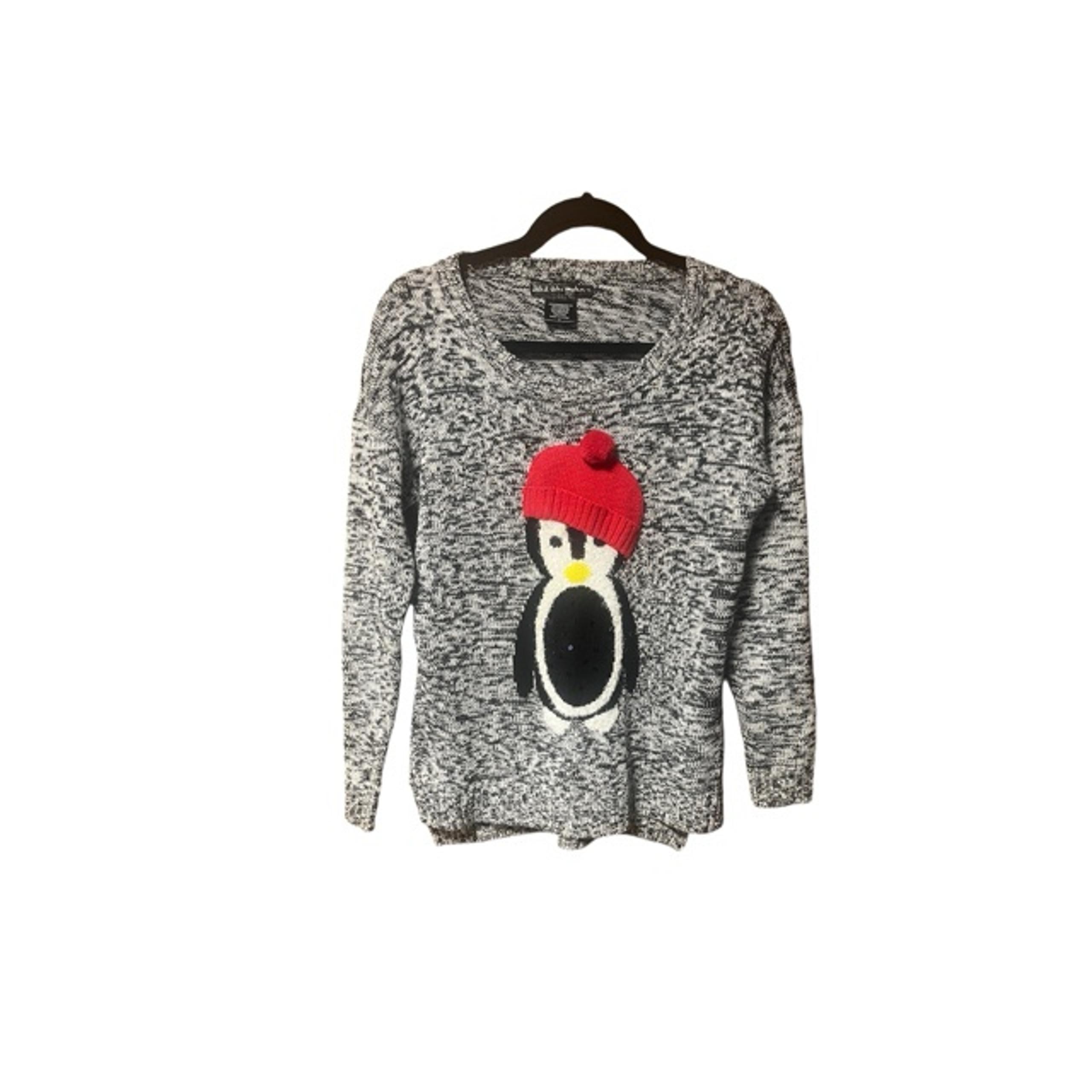 United States Sweaters holiday penguin crewneck sweater