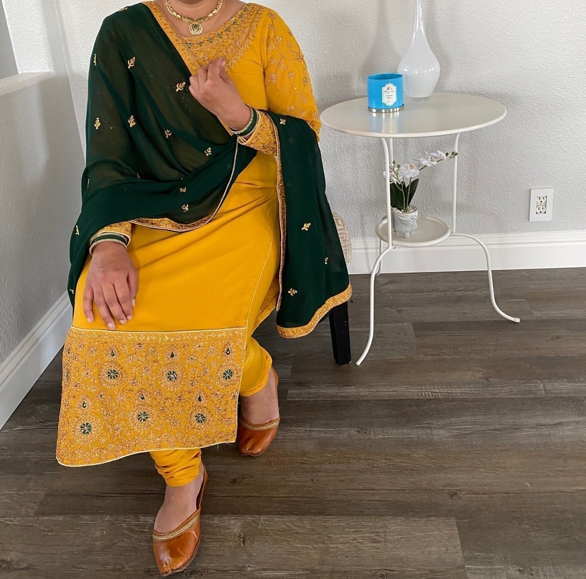 Indian/Punjabi Yellow Pajami Suit
