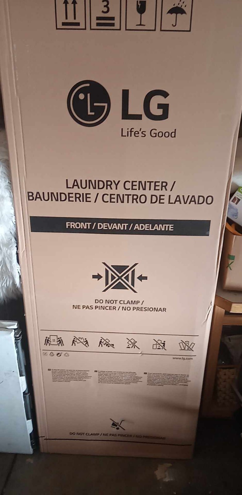 LG Washer and Dryer NEW!!! Stacked