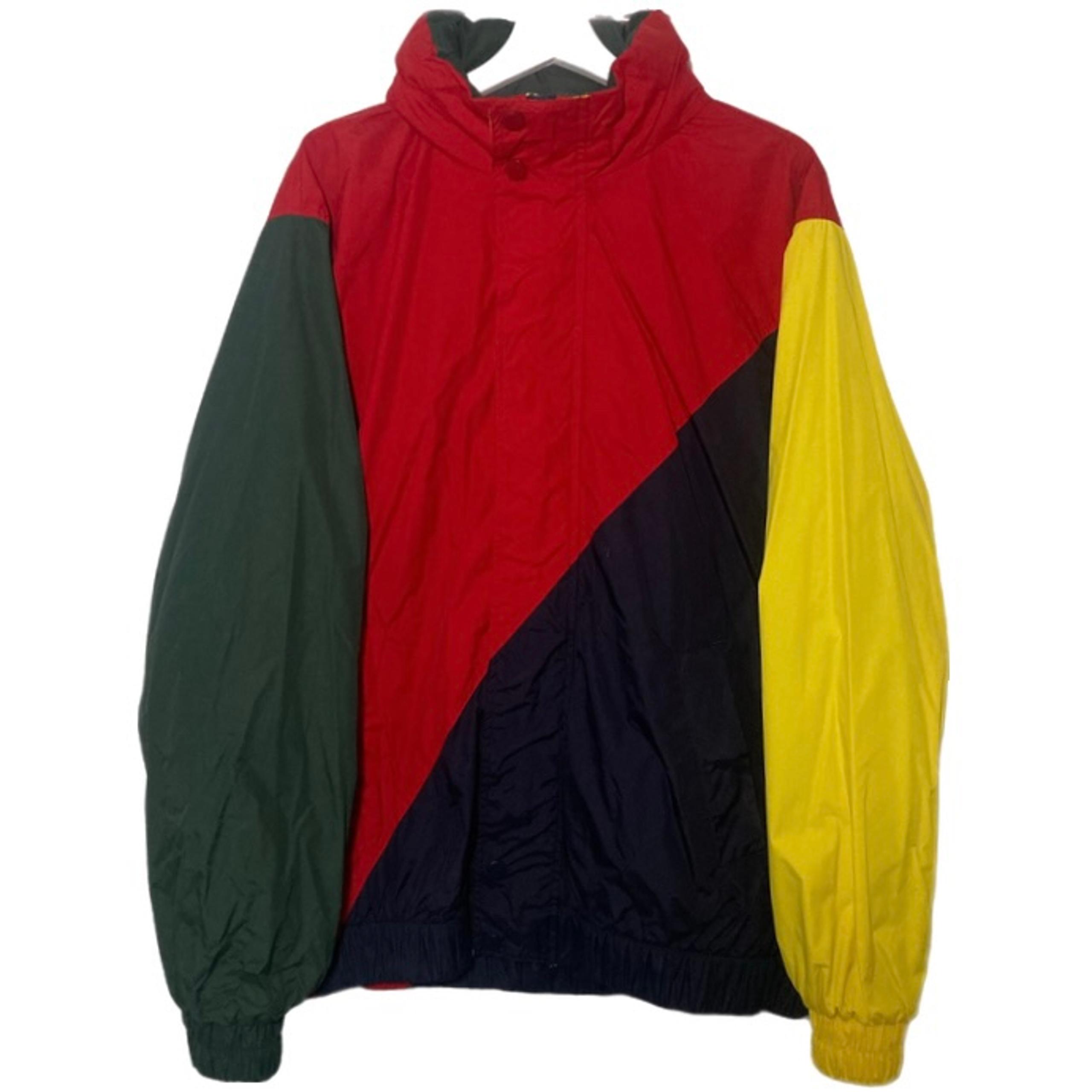FOREVER 21 Jacket Men’s Medium Colorblock Fleece-Lined Sailing Gear 90s Style