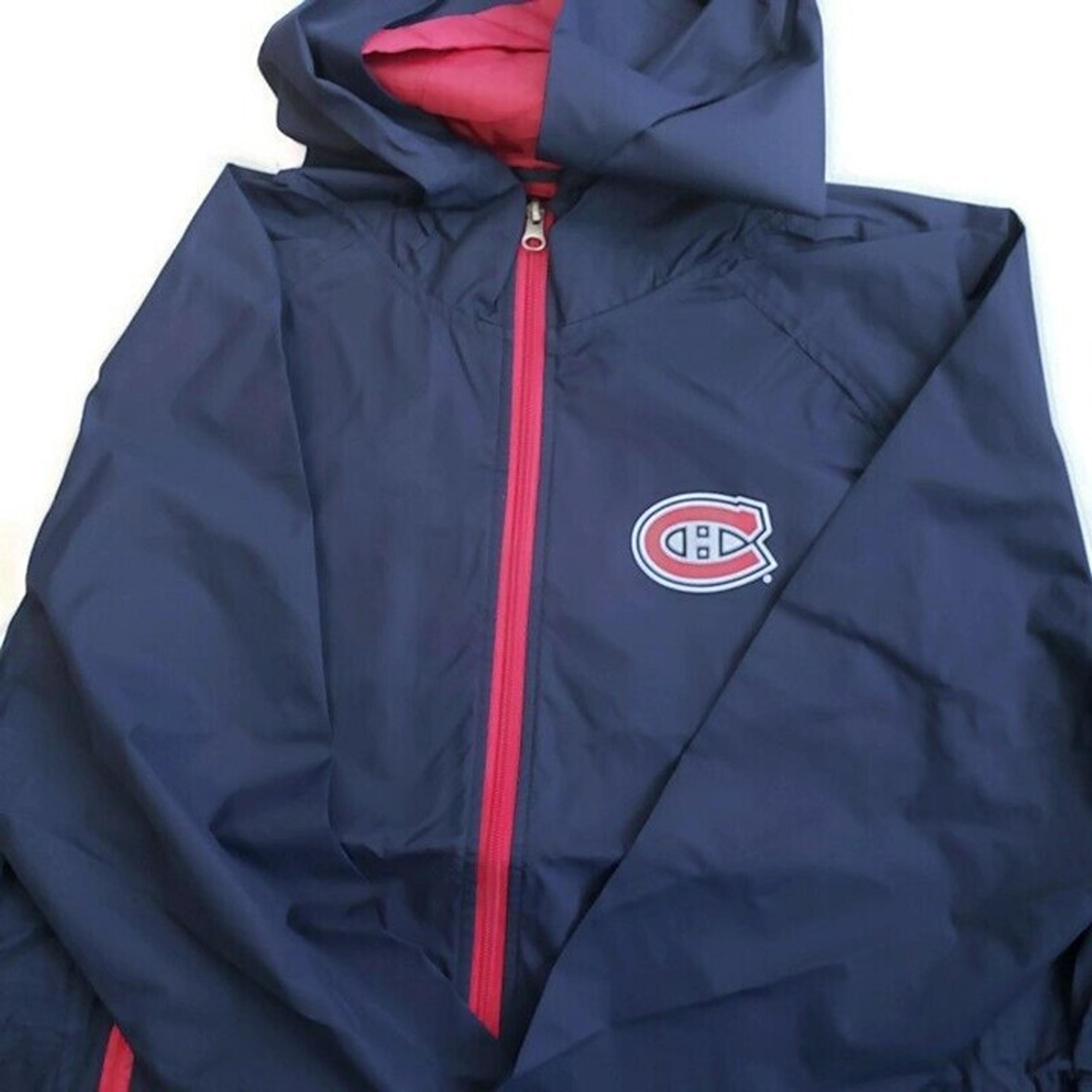 G III NHL Montreal Canadiens Adult Womens Size XXL Light Weight Jacket Navy