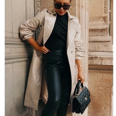 Lorna Luxe 'Contour' Leather Leggings