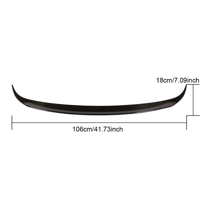 Brand New Real Carbon Fiber Trunk Spoiler 2016-2023 Tesla Model X