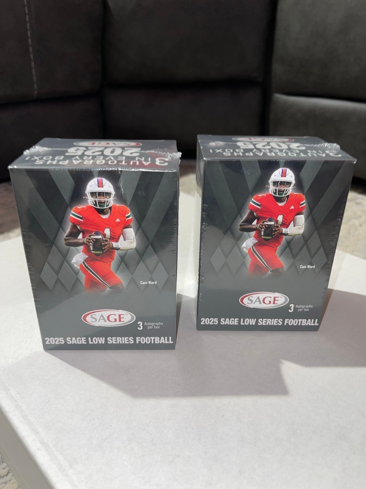 SAGE 2025 NCAA FOOTBALL COMBO(3 AUTOGRAPHS PER BOX)